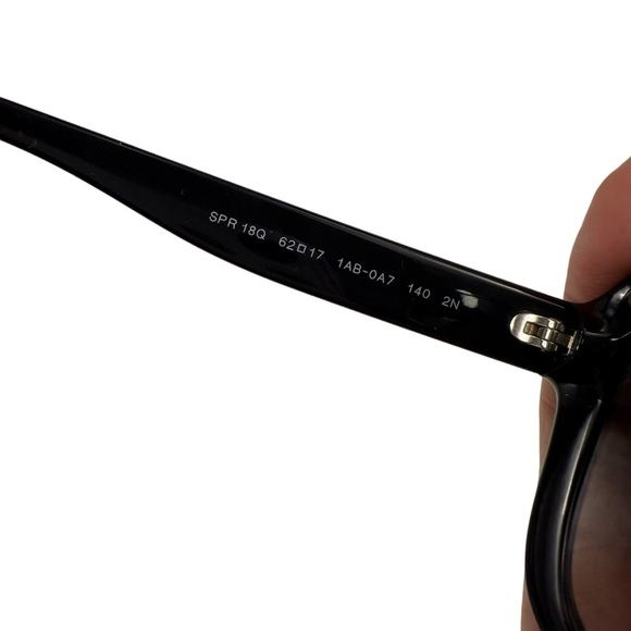 Prada Square Sunglasses SPR 18Q Black classic - Picture 9 of 10